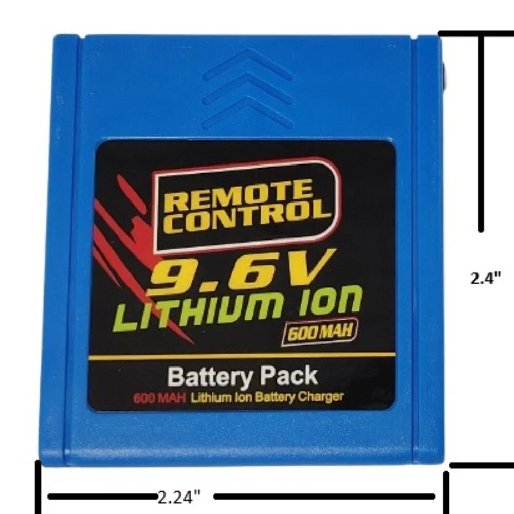 New Upgrade 2 x 9.6v / 600 mah Lithium ION Battery for New Bright RC Truck